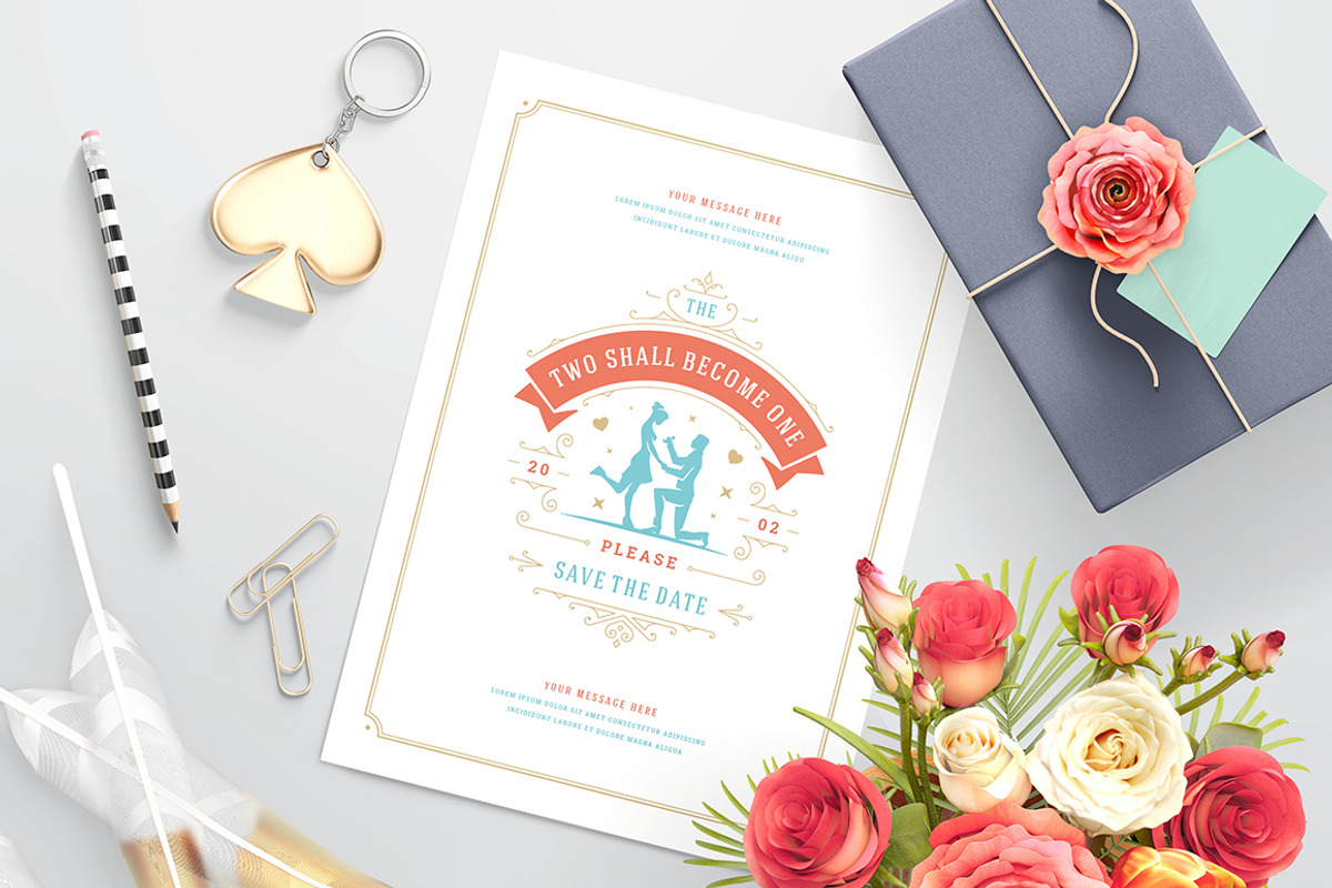 18 Wedding Logos and Badges, a Branding & Logo Template by Vasya Kobelev (Photo 3 of 13)