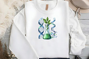Watercolor Biology Clipart, an Illustration by DreamCafeArt (Thumbnail 5 of 7)