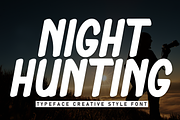 Night Hunting | Script Font, a Script Font by Scratchones (Thumbnail 1 of 8)