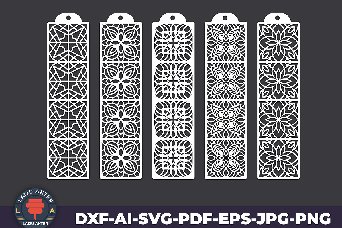 Bookmark Laser Cut SVG Bundle preview 2