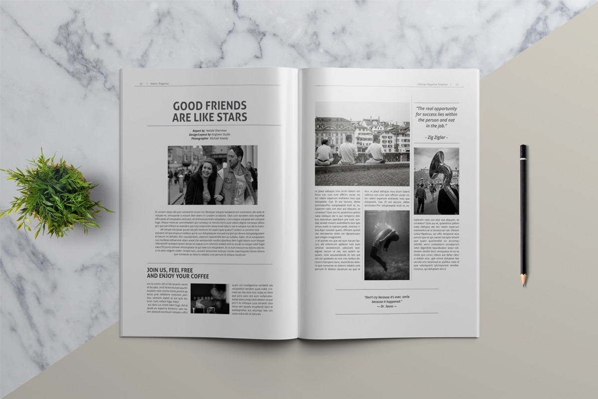 KELENS - Clean Magazine Template, a Magazine Template by Indotitas (Photo 5 of 9)