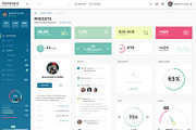 Dashboard Admin Panel PSD Template, an UI Kit Template by laaqiq (Thumbnail 6 of 14)