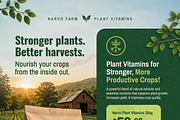 Organic Farming Flyer Template, a Flyer Template by grafilker (Thumbnail 2 of 2)