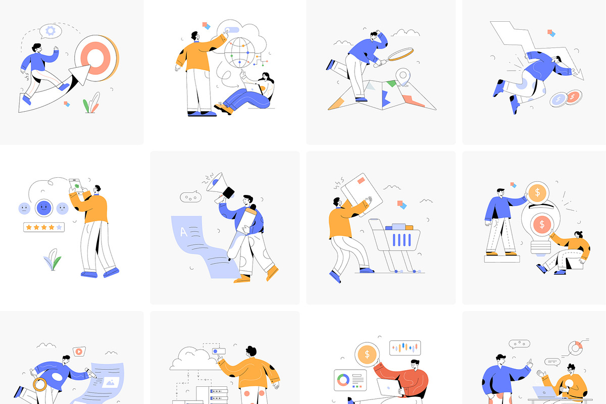 198 Agile Animated Illustrations, an Education Illustration by Vectors Market (Photo 7 of 11)