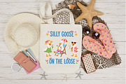 Beach Silly Goose Summer Clipart PNG, an Illustration by Designking (Thumbnail 3 of 4)