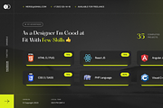 Personal Portfolio & Resume WP Theme, a WordPress Template by UInstrument (Thumbnail 3 of 12)