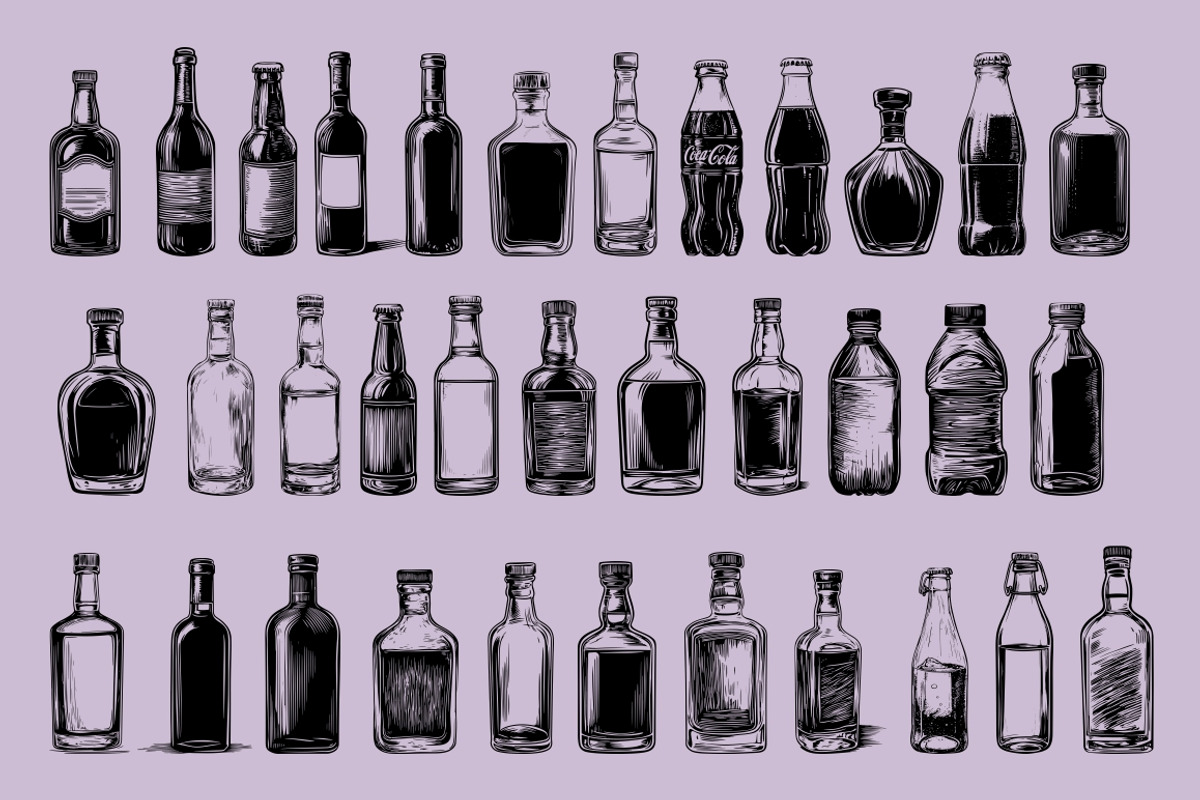 Cocktail Alcohol Drinks Illustration, a Food Illustration by Nocturnal Wolf (Photo 6 of 14)