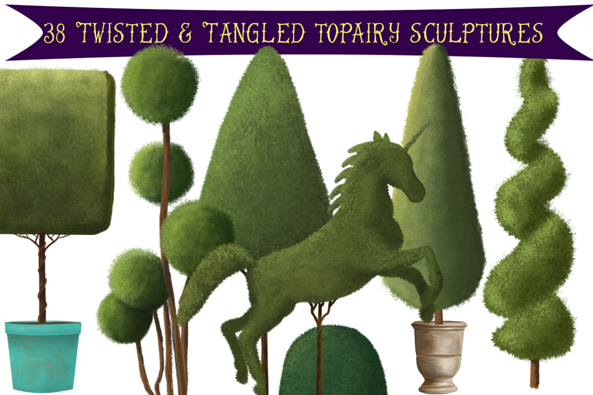 Fantastical Beast Garden Sculptures, an Illustration by Little Bunny Sunshine (Photo 4 of 10)