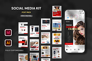 Social Media Kit / Post Template, a Social Media Template by Artisan Vibes (Thumbnail 1 of 9)