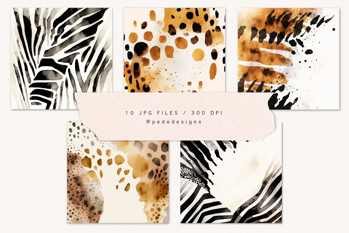 Abstract Safari Backgrounds, a Texture Graphic by PeDe Designs (Photo 5 of 9)