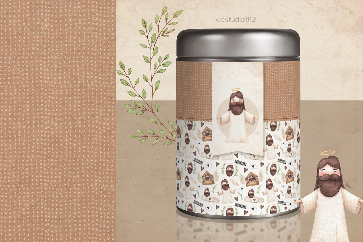Jesus clipart, an Illustration by Estudio 812 (Photo 7 of 9)