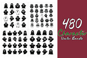 480 Scary Character Vector Bundle, an Object Graphic by Sofia's Fashion (Thumbnail 6 of 6)