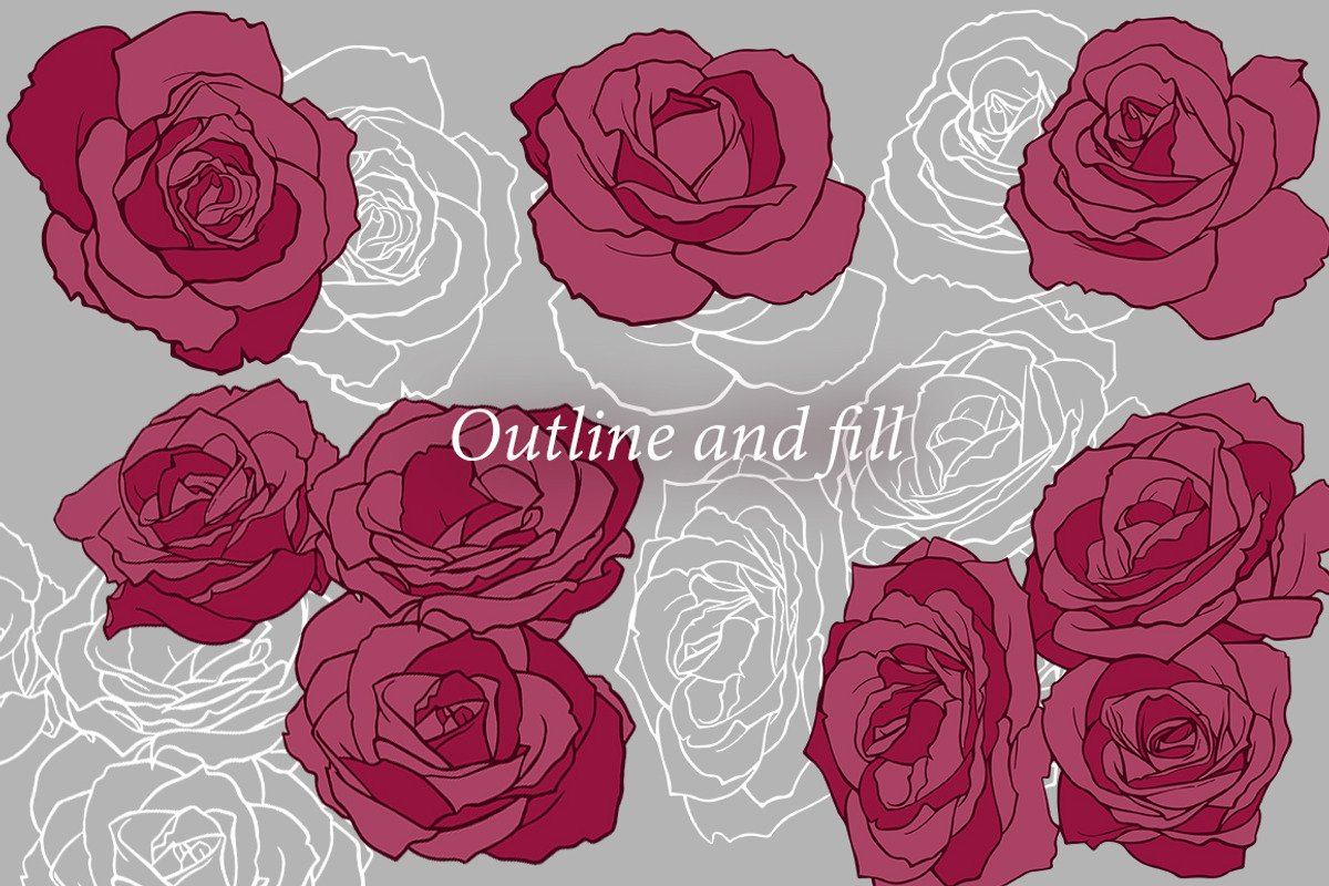Vector Roses, an Illustration by Ferntale Art & Design (Photo 2 of 2)