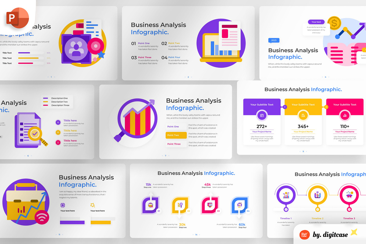 Business Analysis PowerPoint - Infographic Template