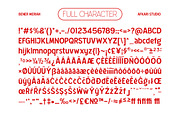 Bener Meriah - Sans Serif Family, a Sans Serif Font by Afkari Studio (Thumbnail 12 of 12)
