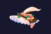 Witch, wizard hats set + patterns, an Object Illustration by PaperTrident (Thumbnail 3 of 20)
