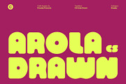 CS Arola Drawn, a Sans Serif Font by Craft Supply Co. (Thumbnail 1 of 8)