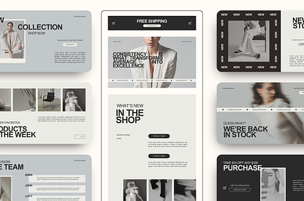 Email Marketing Newsletter Template, an Email Template by Branding Babe Co.