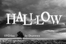 Halllow | Gothic SVG font