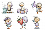Summer Funny Chick Clipart, an Illustration by Daily.Designs (Thumbnail 7 of 8)