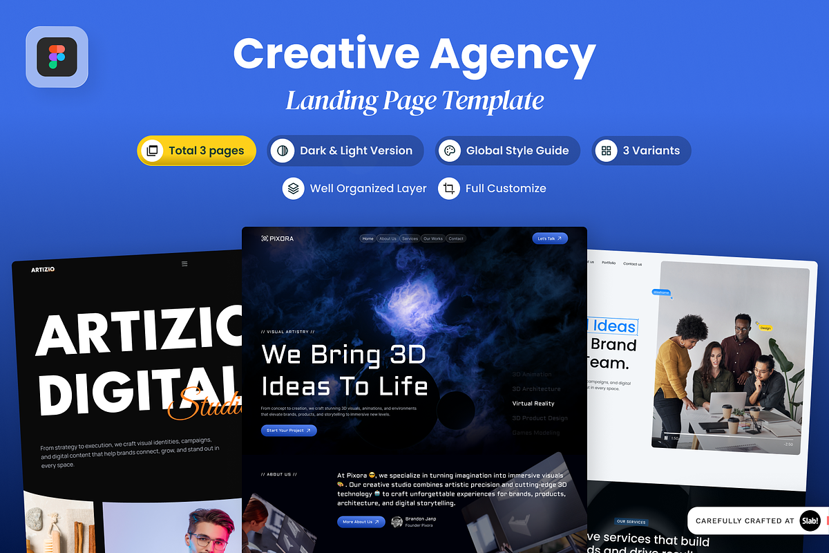 Bundle Creative Agency Landing Page