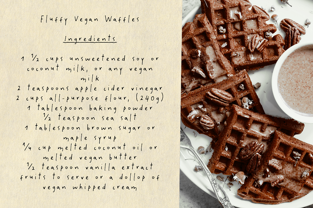 Cute Little Handwritten Font, a Handwritten Font by Ana's Fonts (Photo 4 of 8)