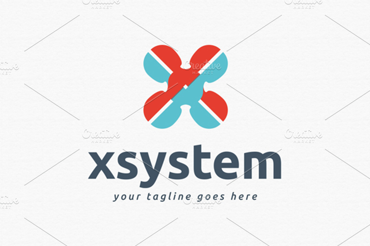 X System Logo Template, a Branding & Logo Template by PixaSquare (Photo 2 of 4)