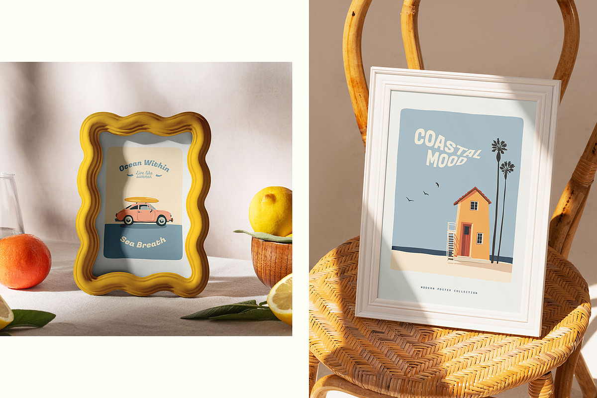 Seaside Poster Builder, an Object Graphic by KetteCreate (Photo 3 of 13)