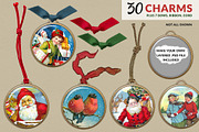 Complete Vintage Christmas Graphics, a Seasonal Illustration by French Kiss Collections (Thumbnail 25 of 28)