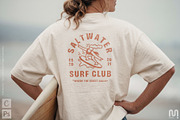 Beach T-Shirt Mockup Back view, a Shirt Mockup by The Blue Bird (Thumbnail 2 of 8)