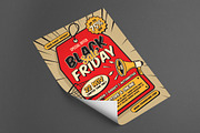 Black Friday Flyer Comic, a Flyer Template by monogrph (Thumbnail 2 of 4)