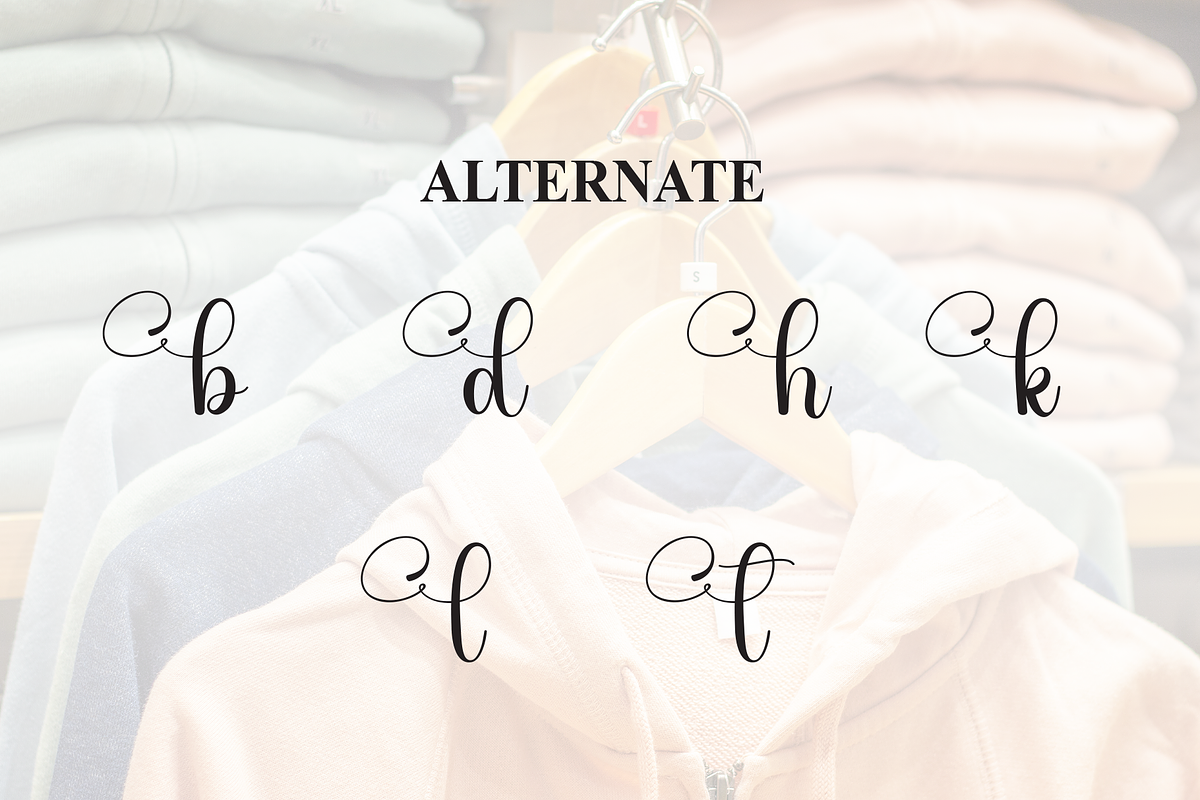 Hoodie | Script Font, a Handwritten Font by Scratchones (Photo 8 of 9)