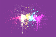 Paint Splash: 6 Backgrounds, a Person Illustration by vekstok (Thumbnail 3 of 6)
