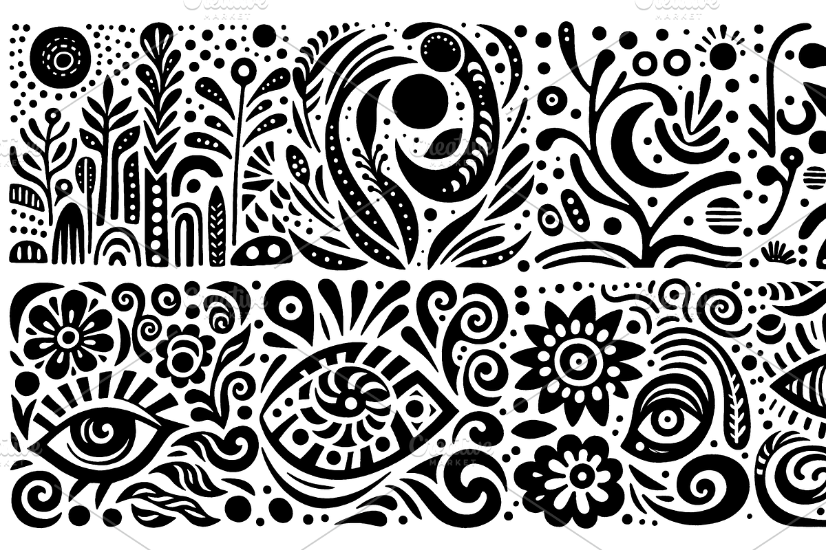 Vintage Livestock Folk Art, a Decorative Illustration by devastd (Photo 11 of 28)