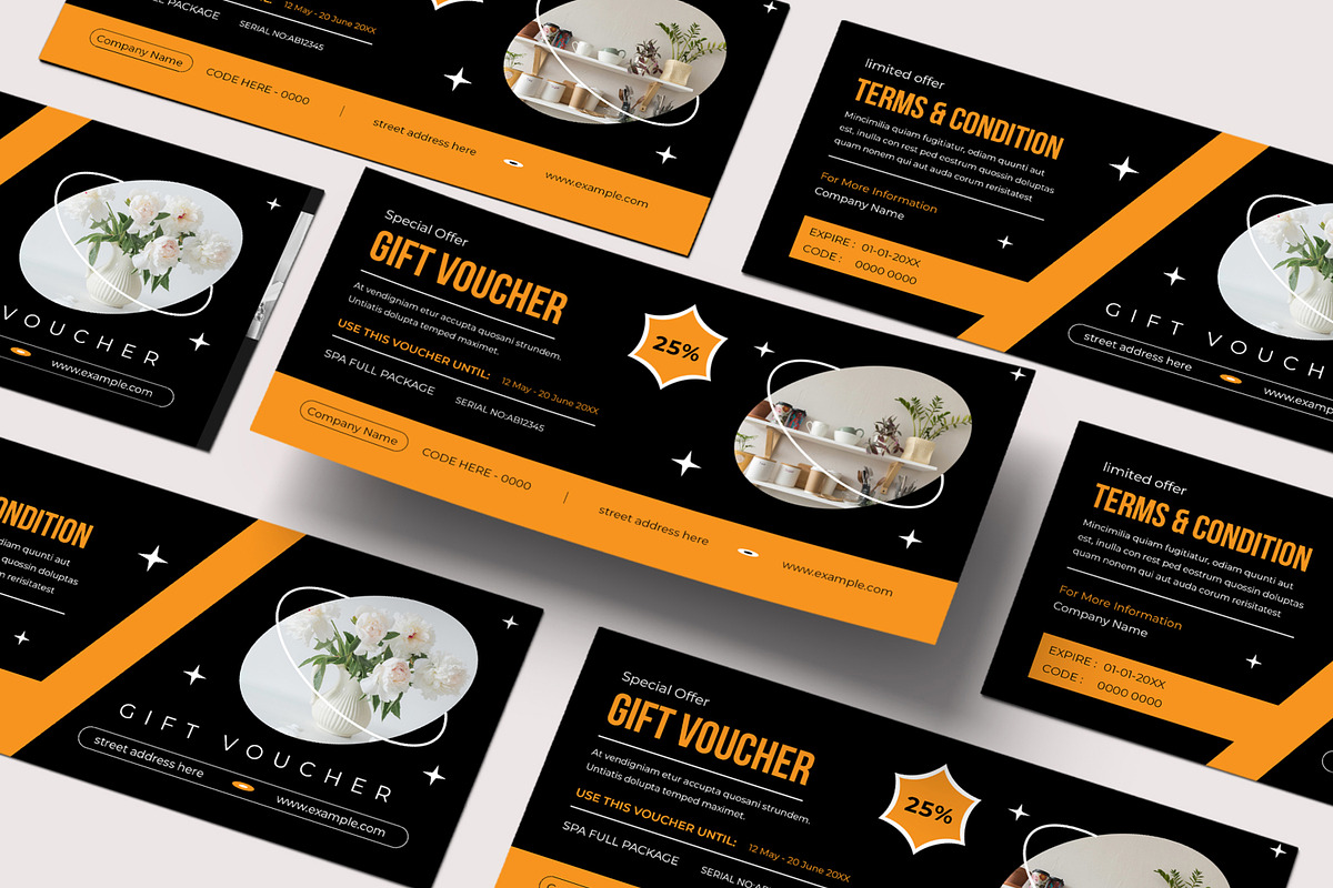 Gift Voucher Layout, a Stationery Template by ContestDesign (Photo 3 of 3)