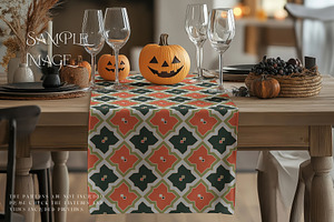 Autumn Style Table Runner Mockups