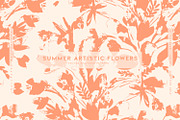 Summer Artistic Flowers, a Wallpaper Graphic by MalyskaStudio (Thumbnail 1 of 5)