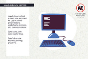 School Subject Icon Set, a Solid Icon by insemar (Thumbnail 2 of 4)