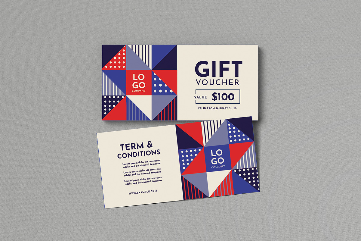 Gift Voucher, a Card Template by graphicook (Photo 1 of 3)