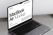 MacBook Air Mockup PSD, a Mac Mockup by Feel This (Thumbnail 2 of 3)