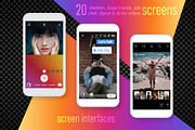 Screens Interfaces Instagram, a Social Media Template by karnofff (Thumbnail 2 of 6)