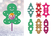 Christmas Lollipop Holder 3d SVG, an Object 3D Model by Coco Bloom (Thumbnail 2 of 5)