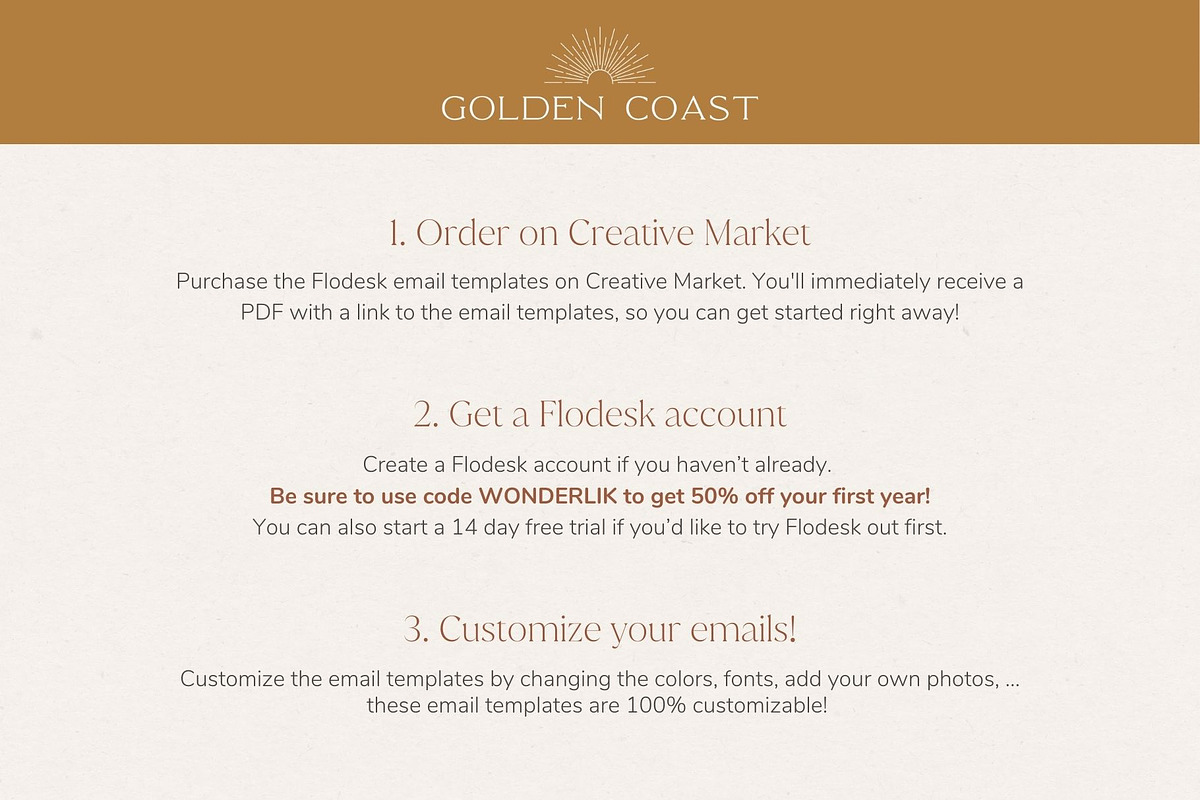Photographer Flodesk Email Templates, an Email Template by Wonderlik Webdesign (Photo 8 of 9)