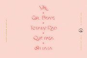 Cantilever Display Font, a Serif Font by PiiNK iiNK STUDiO (Thumbnail 11 of 13)