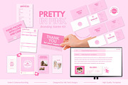 Pretty in Pink Branding Starter Kit, a Social Media Template by Hell Yeah Designs (Thumbnail 6 of 13)