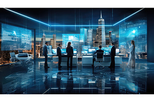 strategy business digital background, a Technology Photo by pikepicture