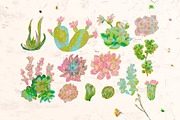 Kids Crayon Succulent Clipart, a Healthcare Illustration by Lucyinyourheart (Thumbnail 6 of 6)