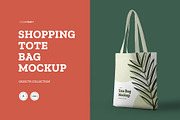 8 Shopping Tote Bag Mockups, a Product Mockup by Grow Design Craft Studio (Thumbnail 1 of 7)