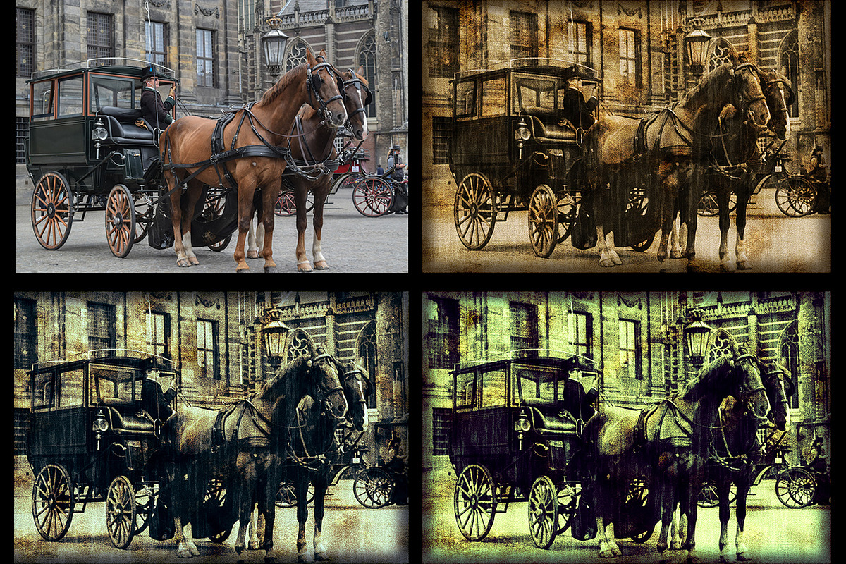 Old Fashioned Grunge Photoshop Actio, an Action Add-On by Kseniya-Omega (Photo 5 of 8)