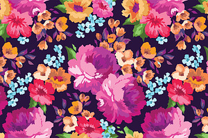 Floral Patterns Set